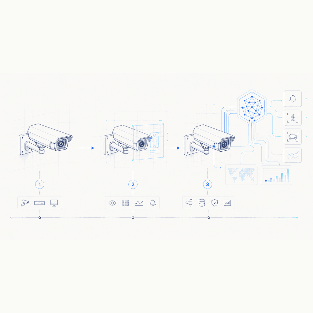 From cameras to intelligence: the three-step retrofit path.