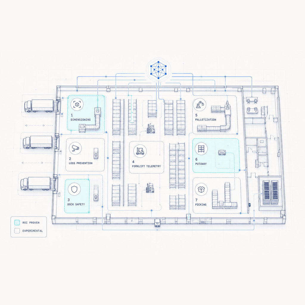 Edge AI in the warehouse: seven use cases that actually pay for themselves.